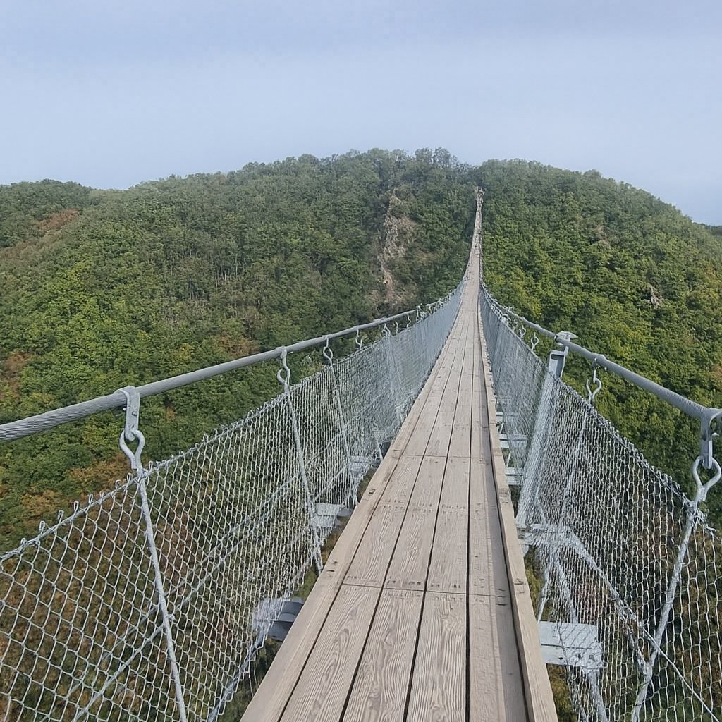 Geierlay-Hängeseilbrücke bei Mörsdorf im Hunsrück